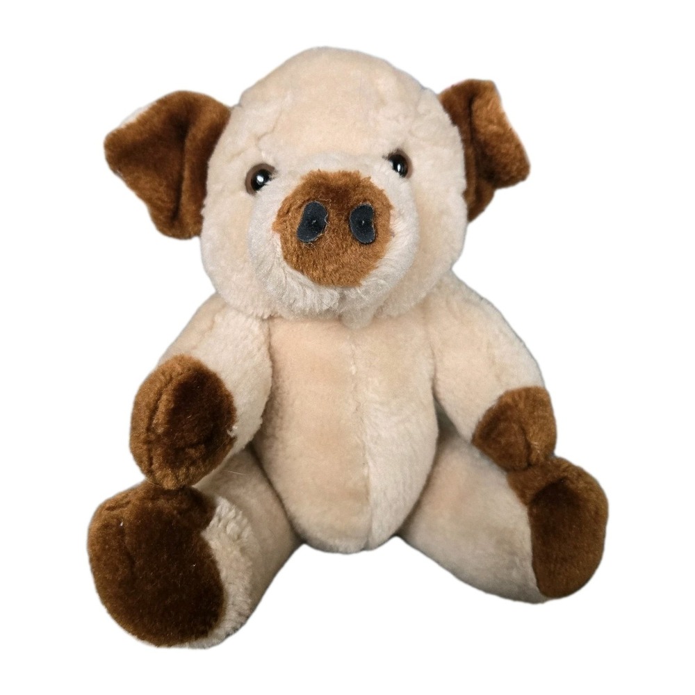 VINTAGE RARE‎ Wangs International Pig Plush Stuffed Animal PLP010 Jointed Legs